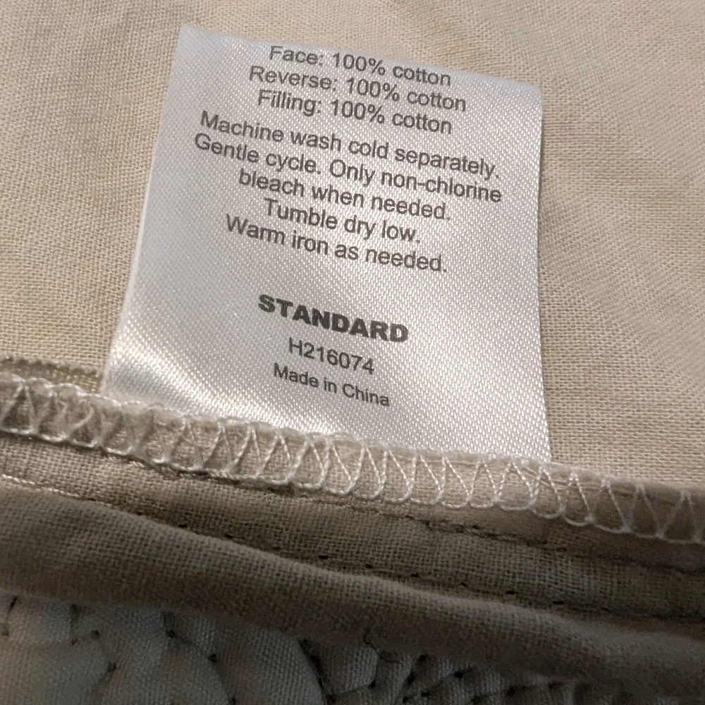 Casa zeta Jones 100% cotton pillow shams set of 2